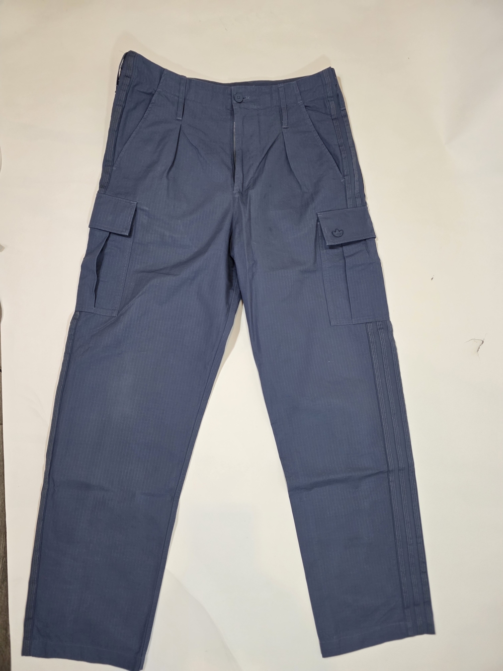 Adidas Ripstop Slate Blue Cargo Pants